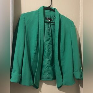 TAHARI Vibrant Green Blazer